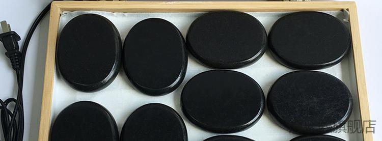 京选品质火山能量石spa热石按摩石头加热箱美容院背部热敷推拿理疗