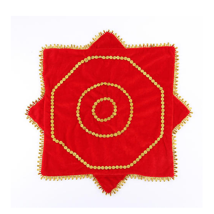 6015 navcon二人转舞蹈手绢八角巾东北扭大秧歌道具跳舞手帕广场