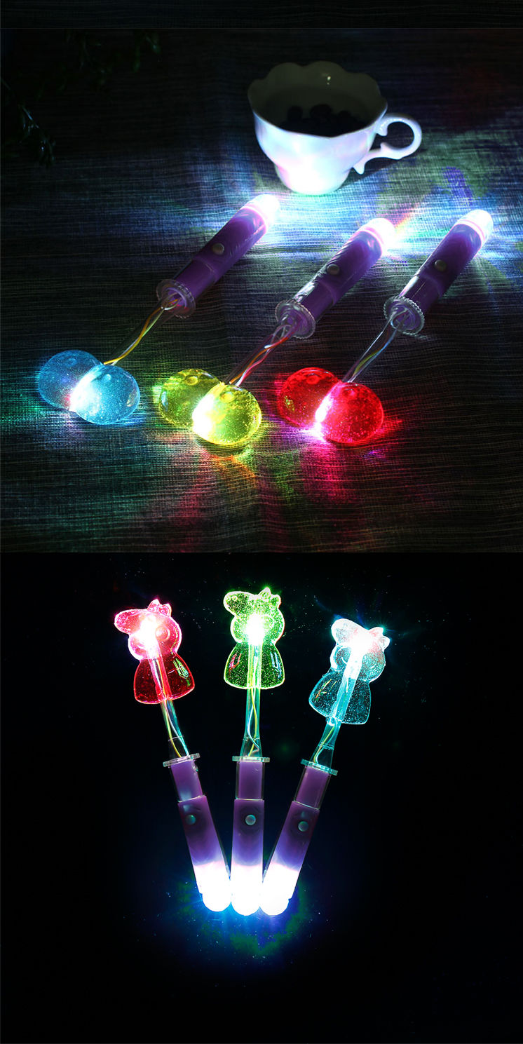 苏卡乐发光棒棒糖酒吧夜场蹦迪发光糖万圣节礼物糖鸡鸡5支