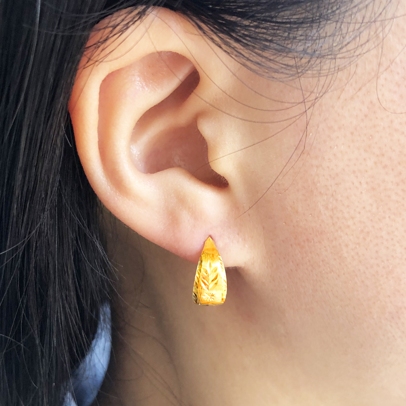 40岁女人黄金耳环款式图片