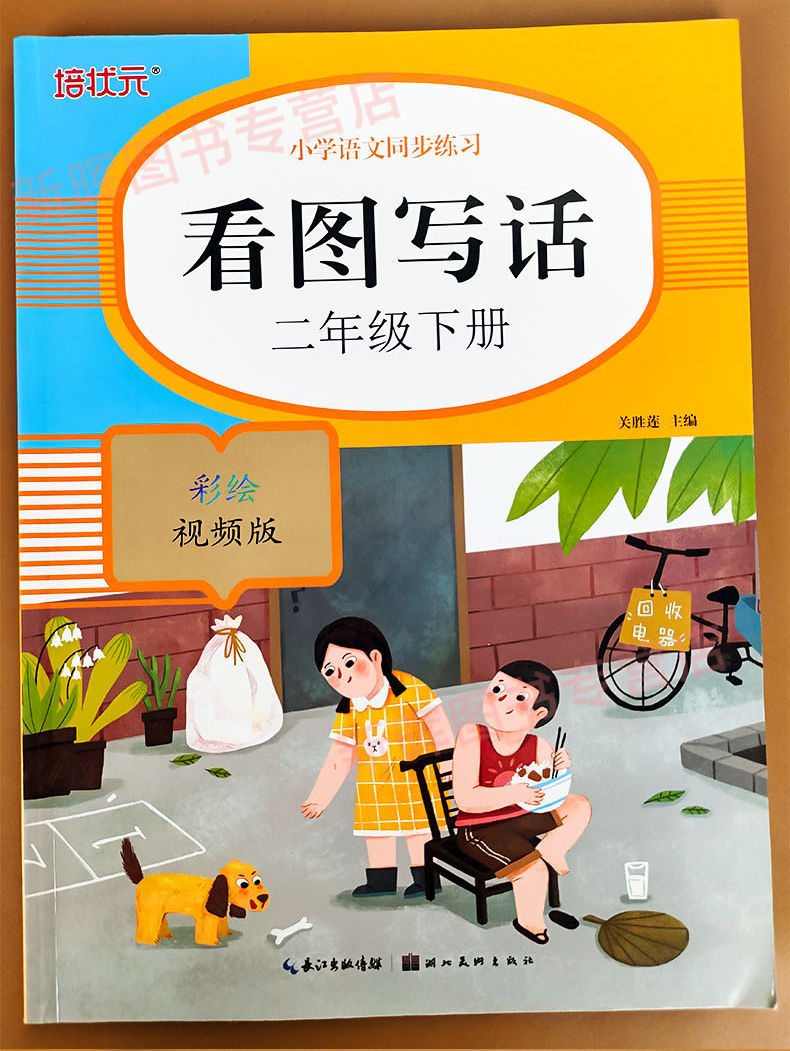 《看图写话二年级上下册语文阅读理解专项课外训练彩绘视频版人教版