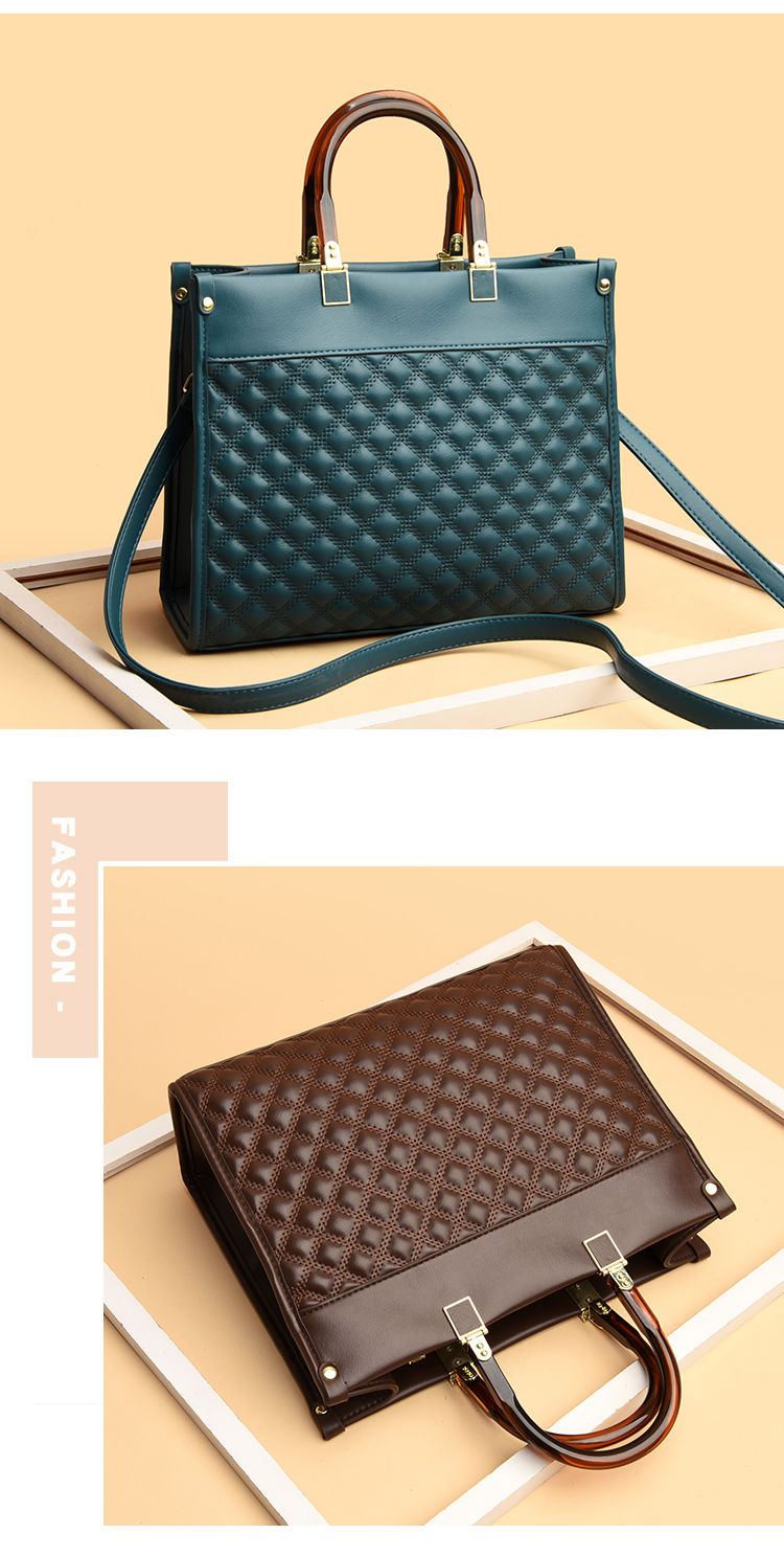 皮尔卡丹官方旗舰轻奢高档软皮女士手提包可装a4文件夹大容量感车缝线