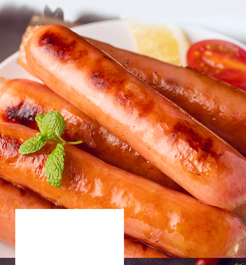 清真食品 纽伦堡穆牛肉黑胡椒烤肠 纯肉火山石烤肠 原味热狗地道香肠