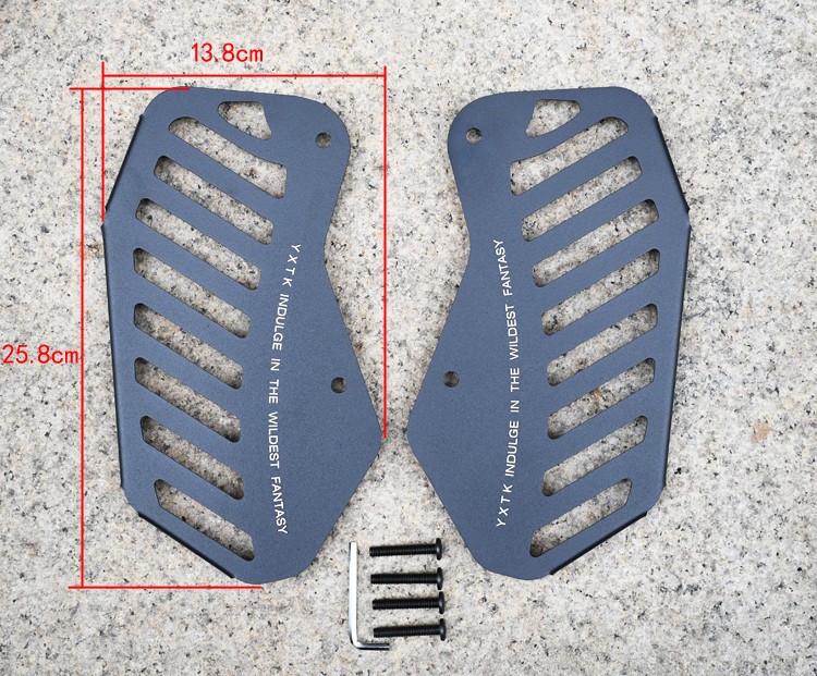 g2f2脚踏前置脚蹬搁脚改装配件g2电动车不锈钢踏板g2专用前脚踏一套j