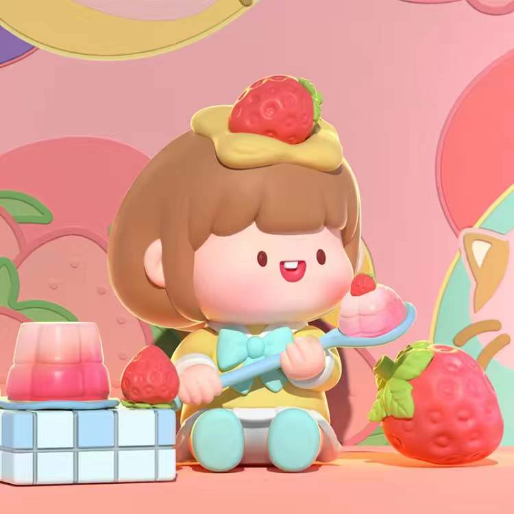 肉肉酱盲盒甜点小镇系列确认款潮玩创意动漫公仔节日礼物一套小隐藏