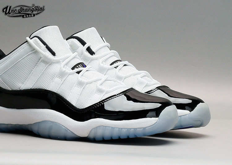 纯原 low低帮篮球鞋黑白 康扣 情侣实战运动鞋 男女同款 纯原aj11 low