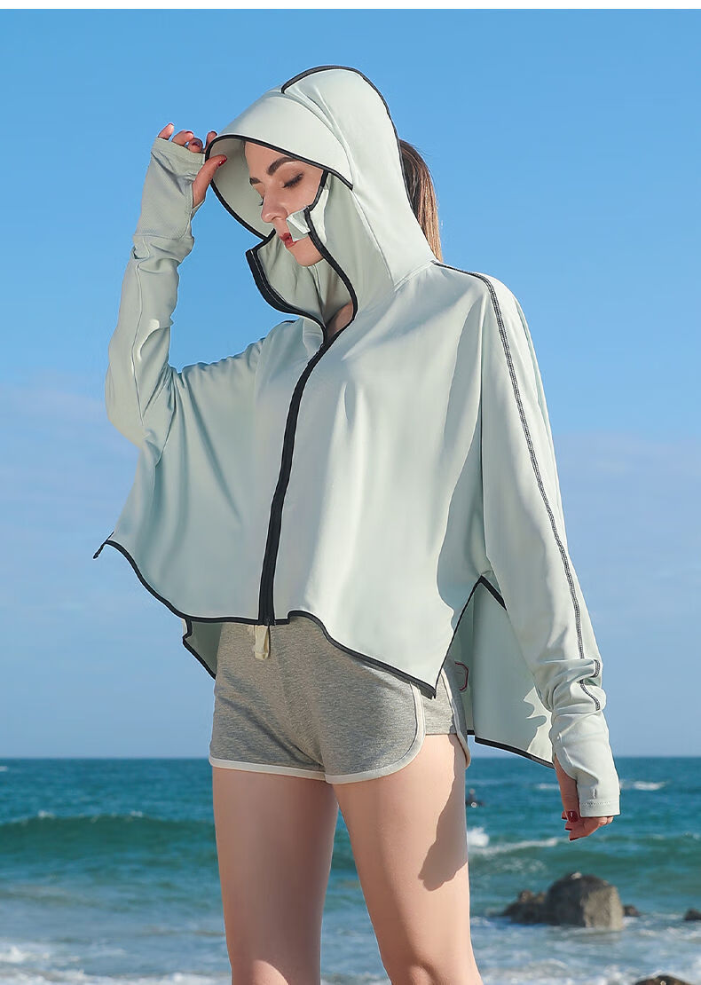 森马集团旗下棉致防晒衣女22新款夏季冰丝外套防户外透气防晒衫薄款