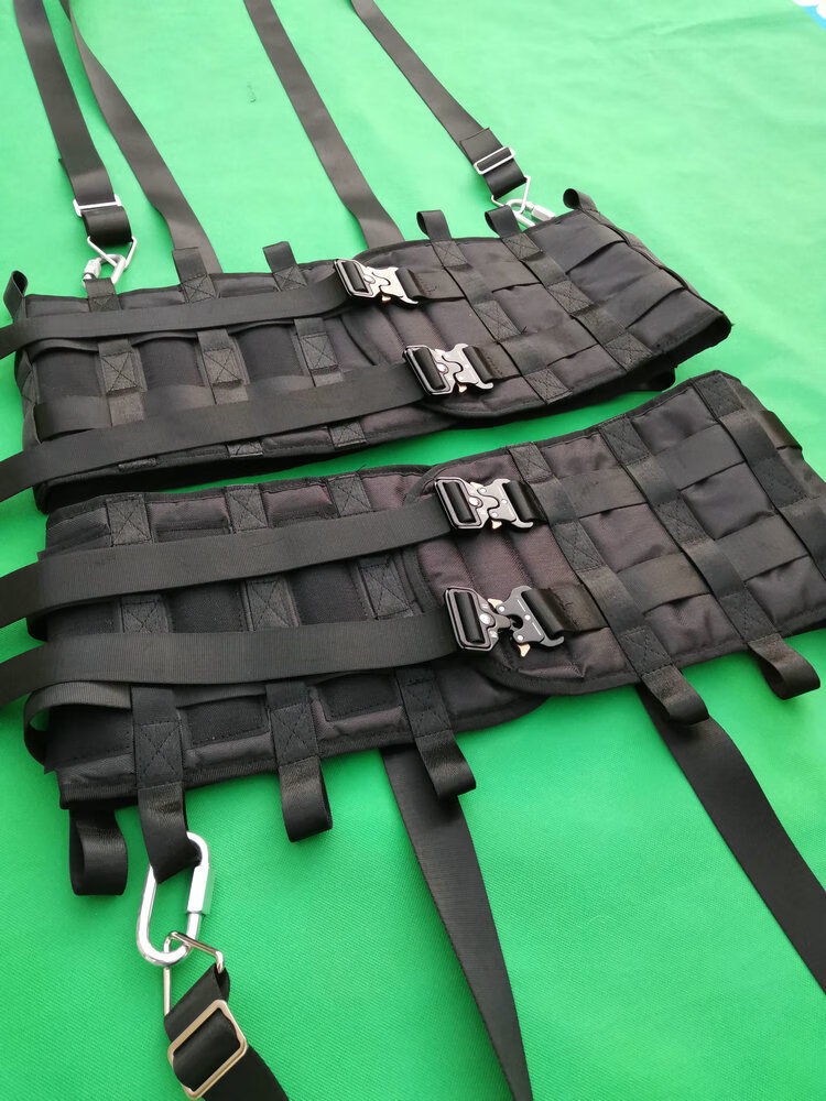 腰椎牵引带门诊按摩店可用腰围大范围可调节华美普康腰间盘拉伸器 米