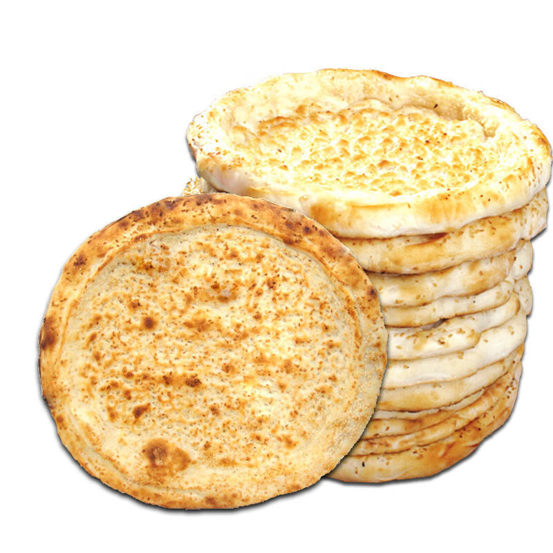 烤馕新疆馕 饼皮牙子馕孜然馕洋葱白皮囊 手工大饼美食特产 3个大皮牙