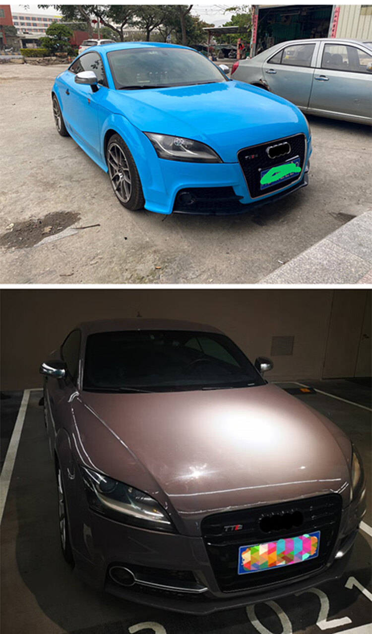 适用于08-19款奥迪tt改装ttrs中网蜂窝格栅前杠大包围奥迪tts中网 08