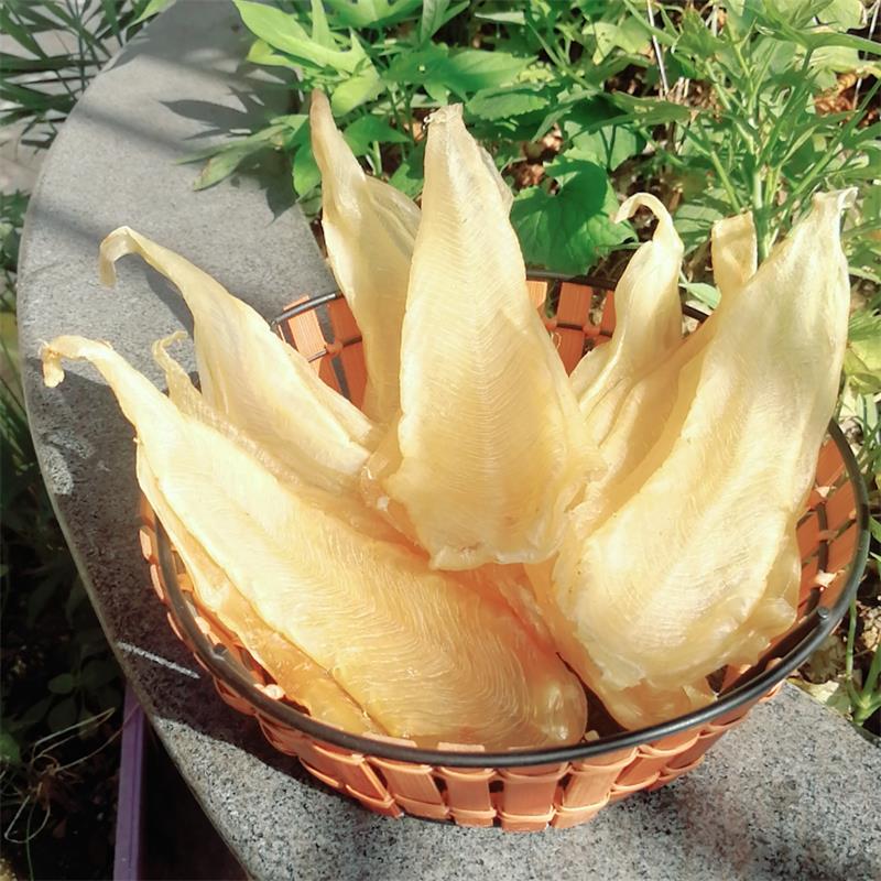 尚膳楼 25头33头40头57头野生印尼白花胶开片精选原装公司清水货 86头