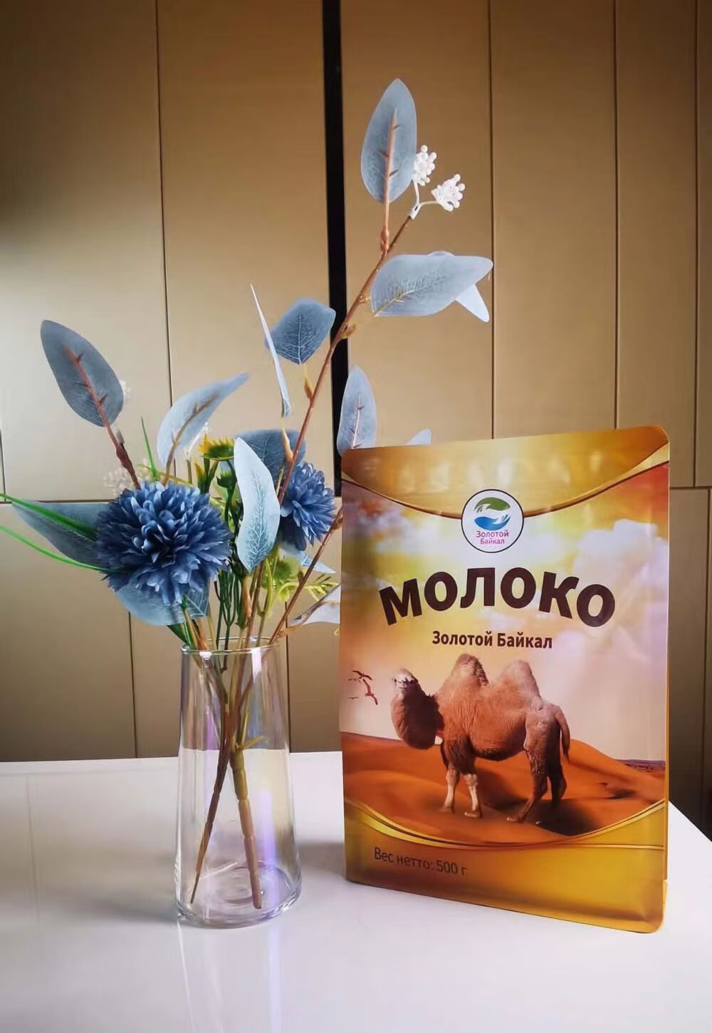 榕下小鹿 俄罗斯正宗速溶高钙驼奶粉中老年营养饮品{46条形码}500g