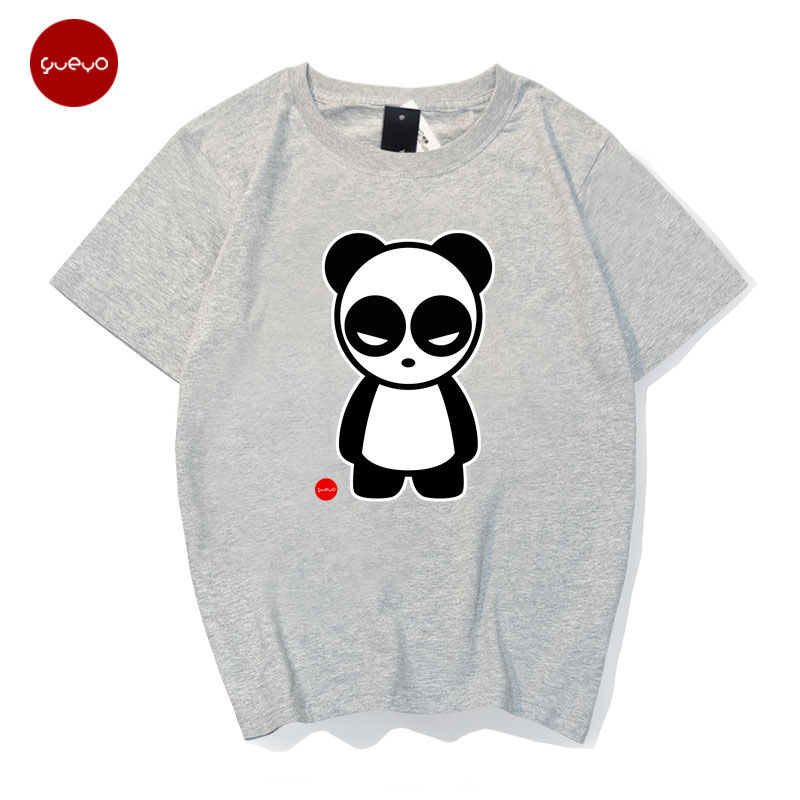 熊猫panda短袖t恤绝地求生衣服情侣半袖男暴力吃鸡panda3d头像蓝色180