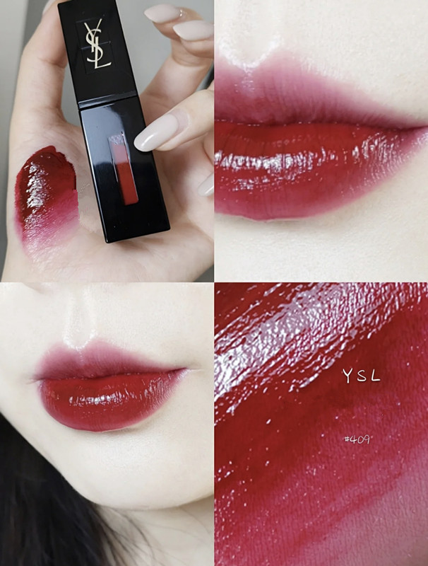 【官方直销】ysl/圣罗兰唇釉小样416小金条1966口红大牌tf50/27小黑条