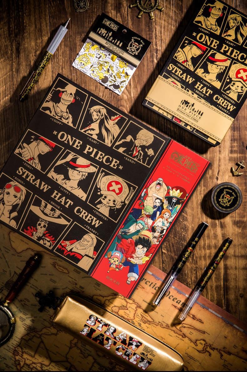 晨光(m&g)晨光文具航海王黑金系列礼盒海贼王文具开学好物学生创意
