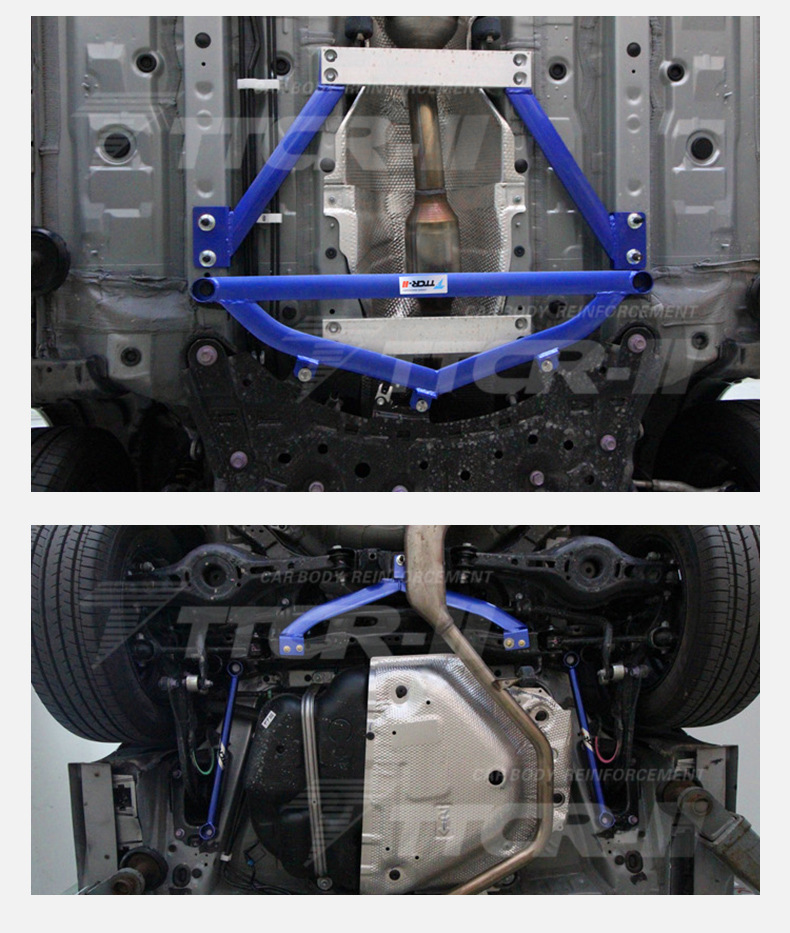 ttcr19-21款雷凌卡羅拉頂吧平衡杆拉桿防傾杆底盤加固穩定改裝件 全套