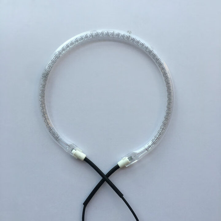 光波炉发热管圆形空气炸锅取暖器烧烤炉加热管通用卤素灯管电热管 线