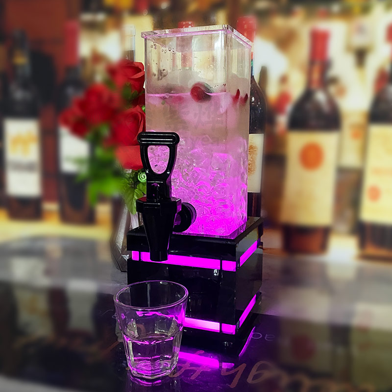 酒吧专用发光酒炮网红扎啤桶容器商用可乐饮料桶3l腰型精酿啤酒桶 款