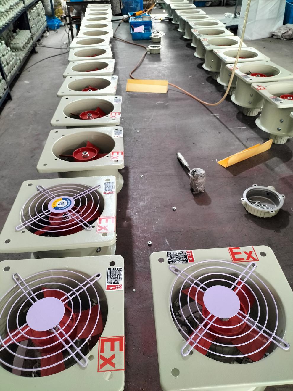 防爆排风扇bfs200方形250工业300轴流式400排气风机500220v200防爆