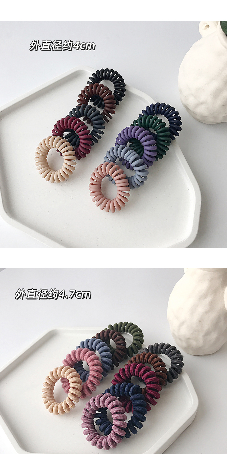 liyan(du ti)电话线发圈女韩国无痕ins头绳网红简约皮套扎头发橡皮筋