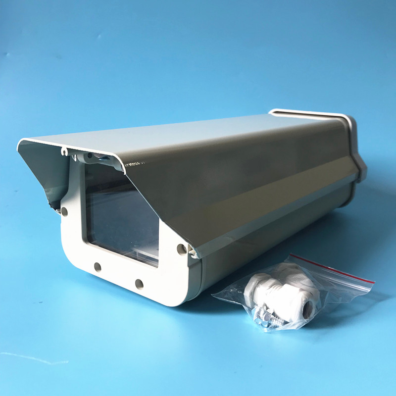 2022新款户外监控防雨罩 大华室外防护罩监控12寸摄像机十二寸卡扣后