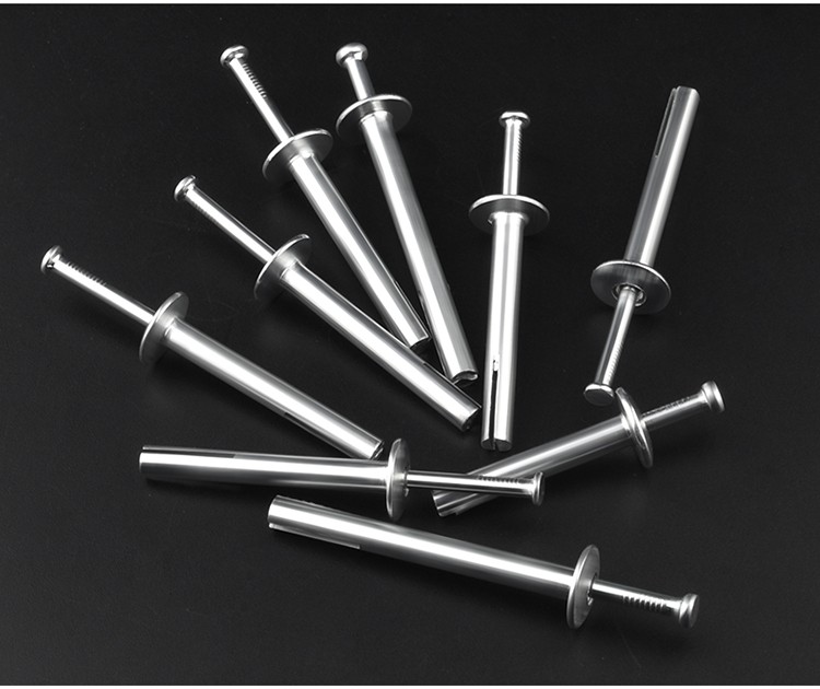 膨胀螺丝大头膨胀螺栓打入式敲击快速钉防盗门窗固定膨胀钉640mm200个
