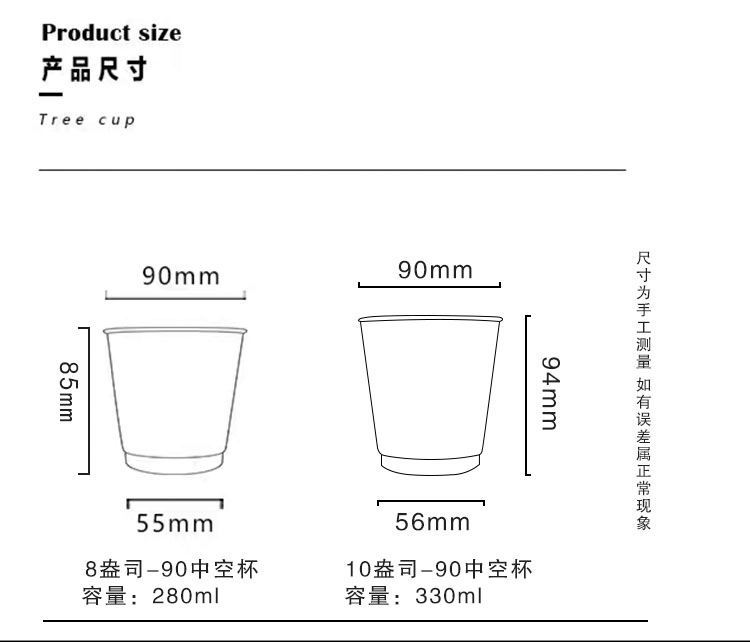 一次性纸杯平面图图片