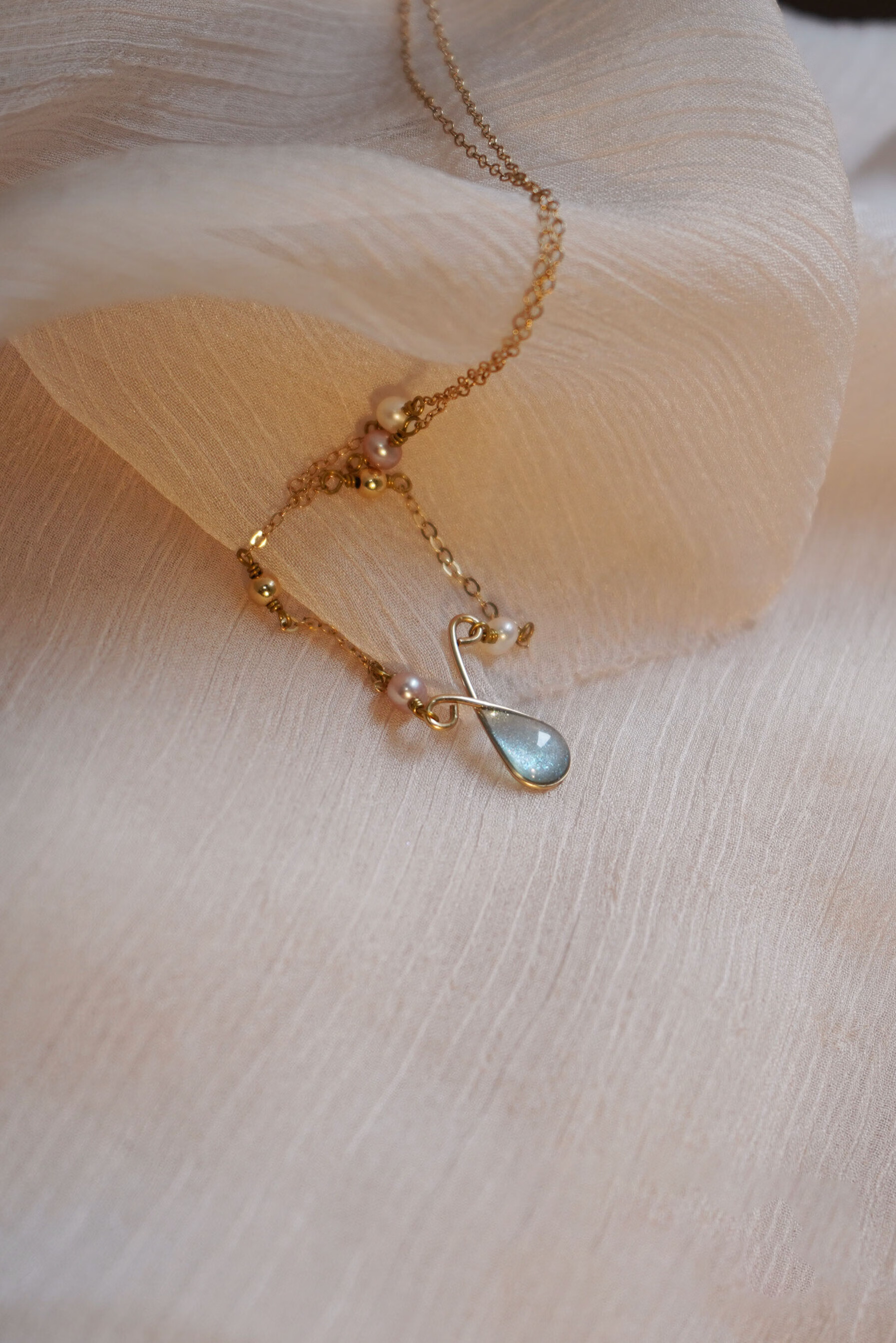 鲁伯特之泪 唯美系小众设计项链女轻奢高级感闺蜜情侣礼物首饰品insck