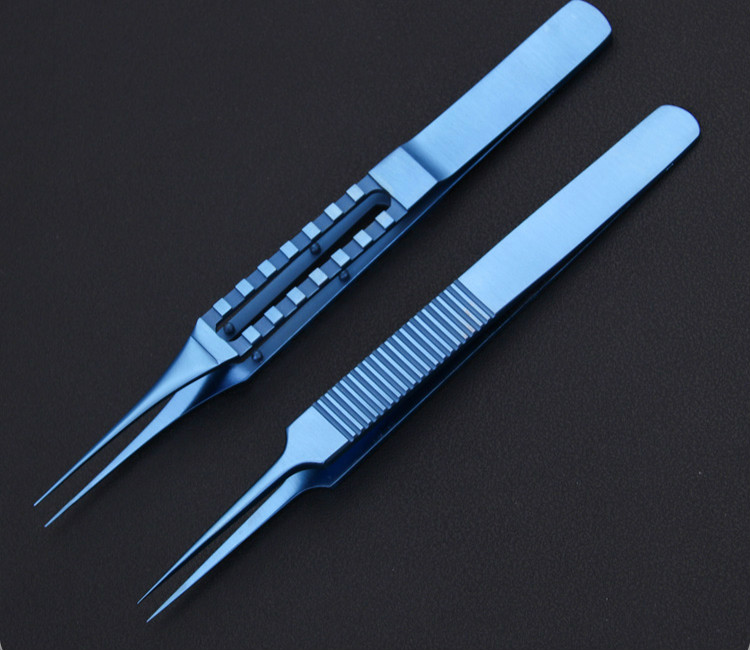 精细钛合金毛发种植镊植发镊毛囊种植移植镊子头发种植器械工具 种植