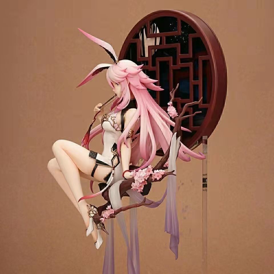 崩坏学园3旗袍八重樱动漫手办模型玩偶摆件生日礼物玩偶公 旗袍八重樱
