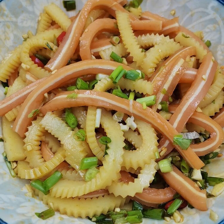 五折 魔芋素食素火腿片2500g麻辣烫火锅食材系列饼干膨化食品酒水