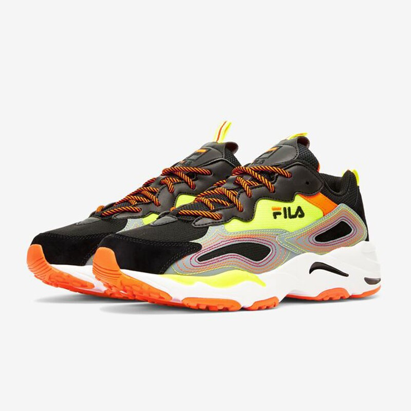 fila 斐乐 ray tracer 复古运动老爹鞋 舒适透气男士休闲鞋 灰蓝/1rm