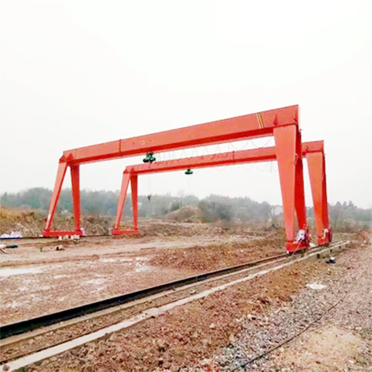 10吨大型花架设备龙门起重机5吨单梁轨道门式航车吊2t 1吨龙门吊