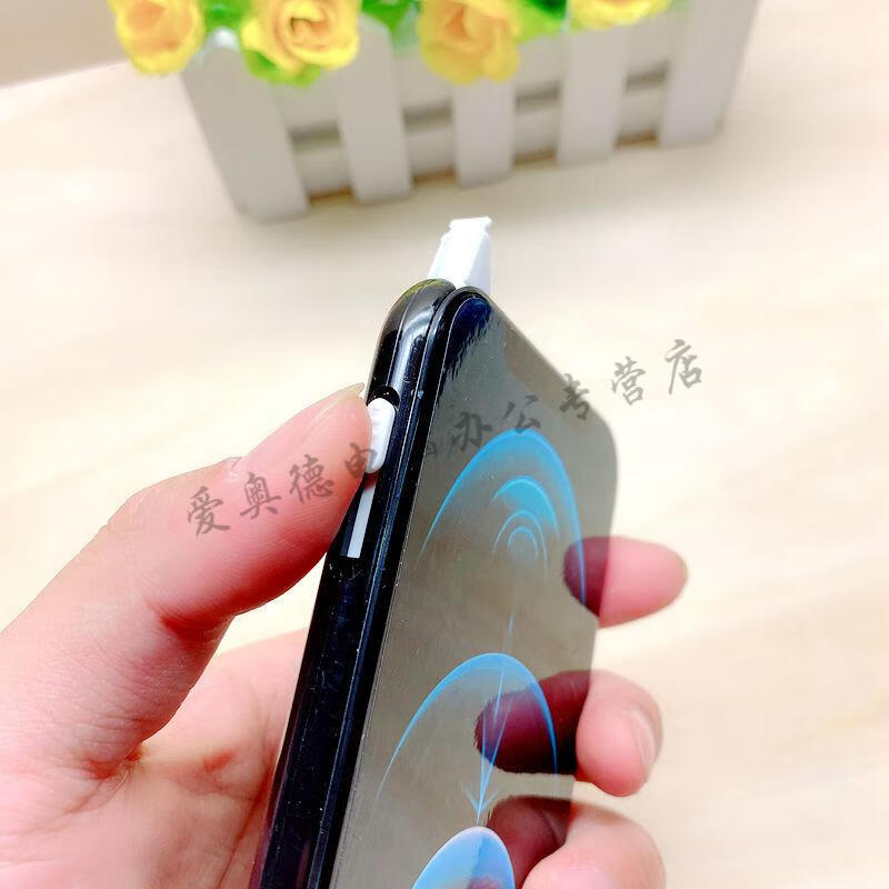 呱叽呱叽创意仿真苹果12手机造型修正带学生用透明膜改正带手机涂改带