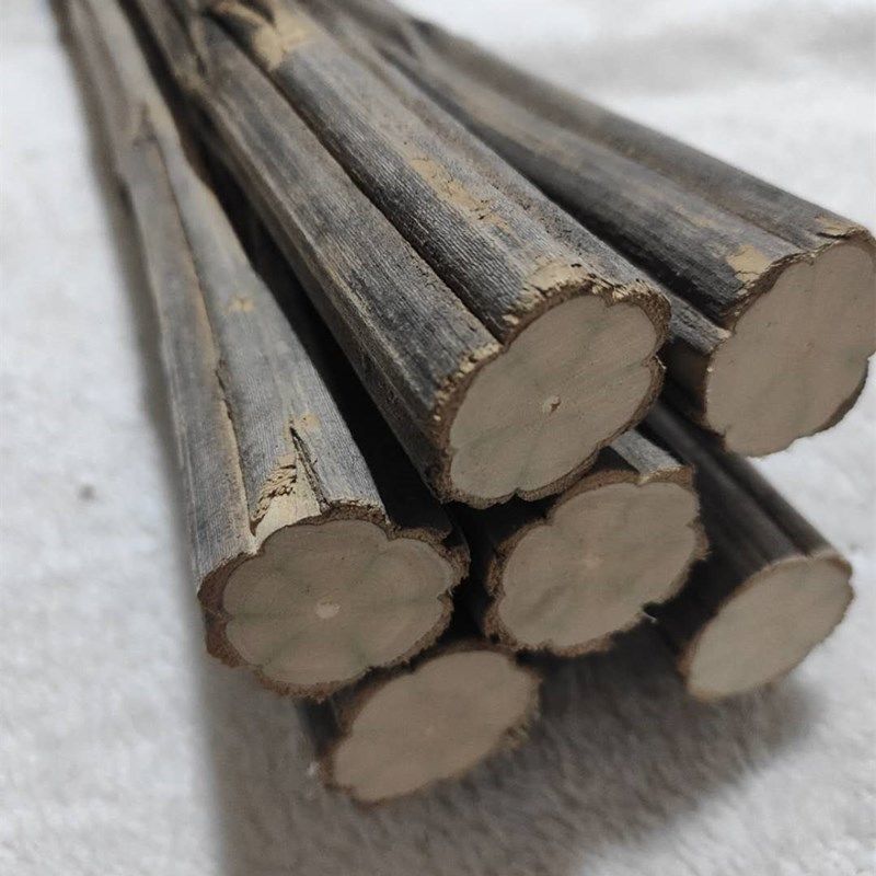 御漪 正宗五台山六道木降龙木原木武术棍防身短直棍 diy佛珠串雕刻