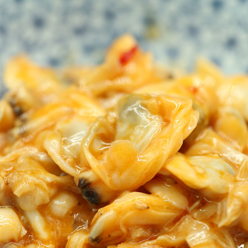 麻辣鲜蛤500g小菜香辣蛤蜊肉花甲肉日料寿司即食海鲜花蛤 500g【图片