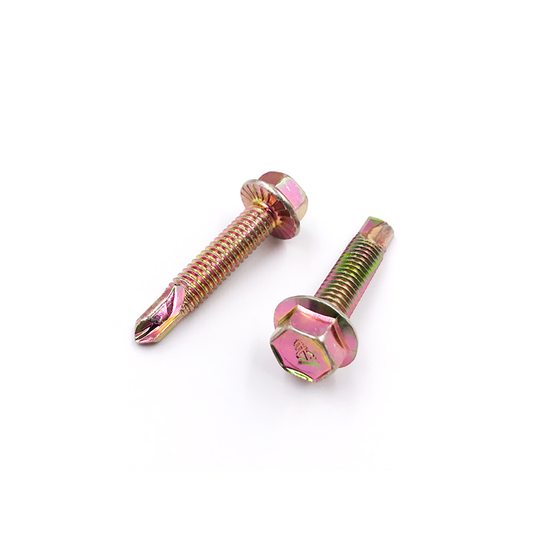 大和六角钻尾螺丝外六角自攻自钻螺丝加粗车库车间门燕尾螺钉m8 m8*75