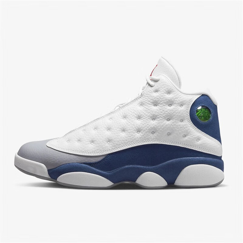 jordan 13男款法式蓝白经典复古篮球鞋aj13 414571-164 44【图片 价格
