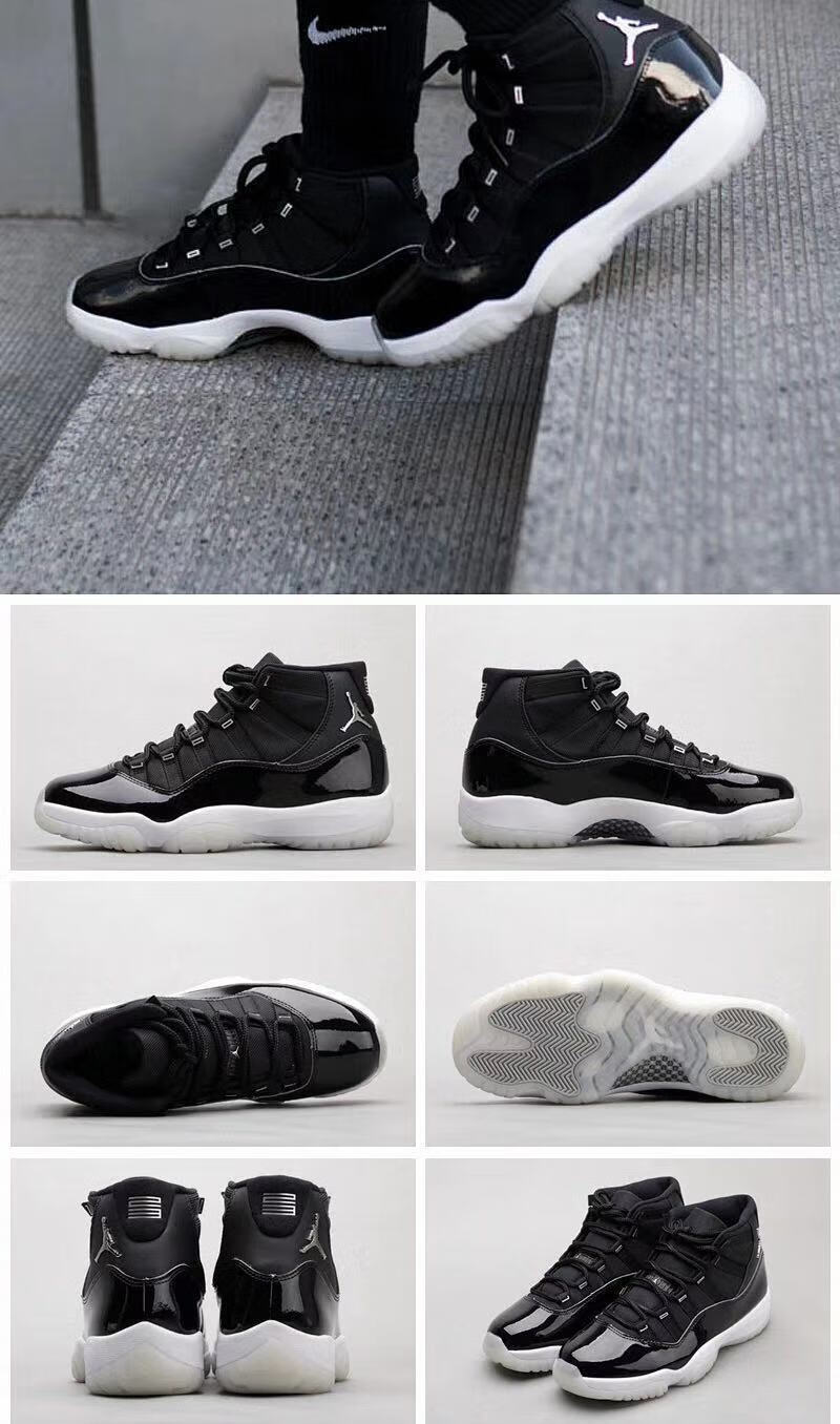 【官方自营旗舰】aj11康扣黑白乔11兔八哥高帮大魔王男篮球鞋aj11蓝蛇