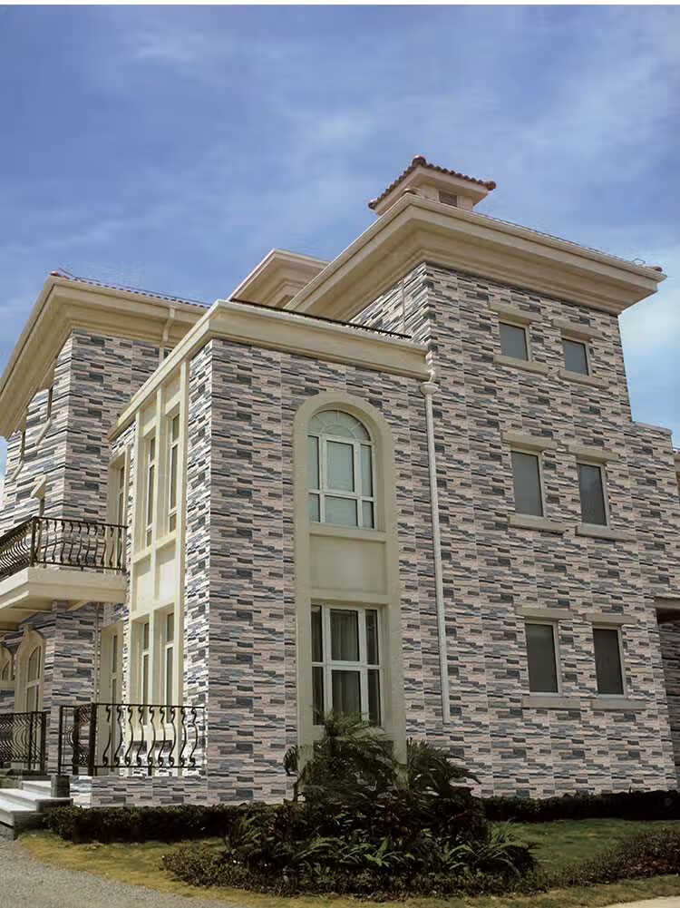 圆弧阳角条300x600外墙砖乡村别墅仿古砖墙面砖磁砖文化石户外广东