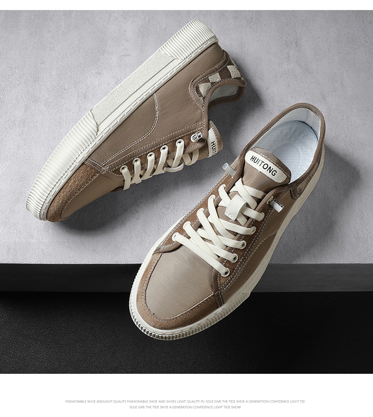 公牛世家男鞋休闲鞋男夏季透气牛津布鞋时尚简约潮流百搭板鞋青年户外
