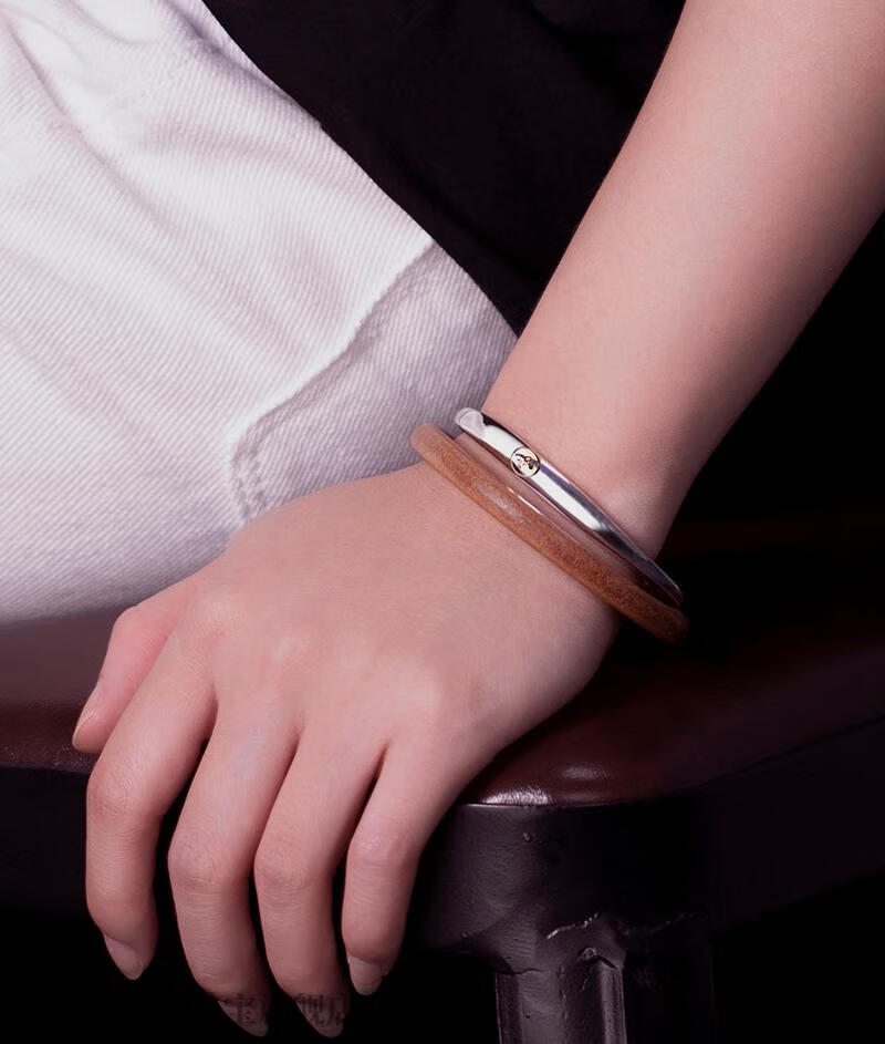 斯特克伦堡 一生之环手工goros高桥吾郎皮手环日本枥木鞍革皮环男女