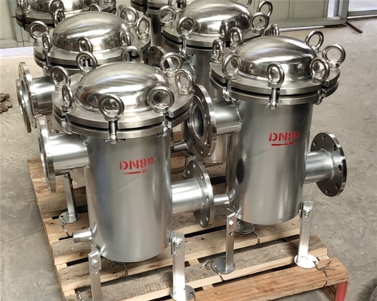 304l不锈钢篮式过滤器蓝式提篮316管道过滤器直通式t型工业污水燃dn50