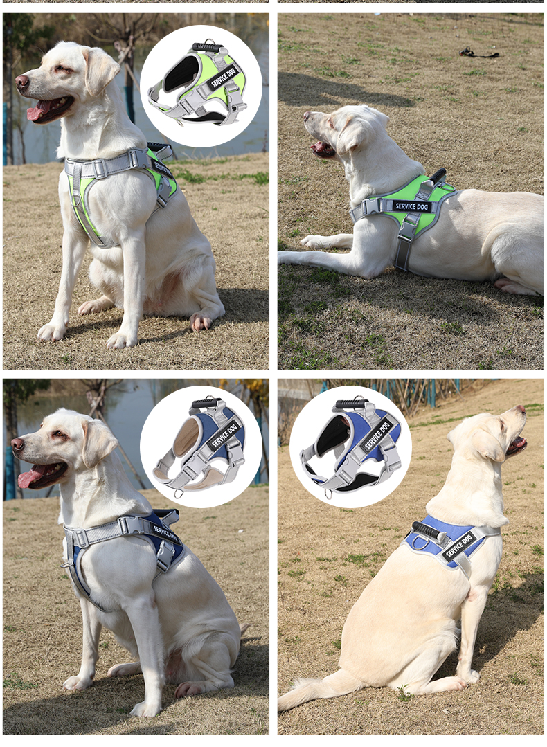 京优选大型犬狗绳子金毛背心式防爆冲胸背带拉布拉多狗链子中型犬牵引