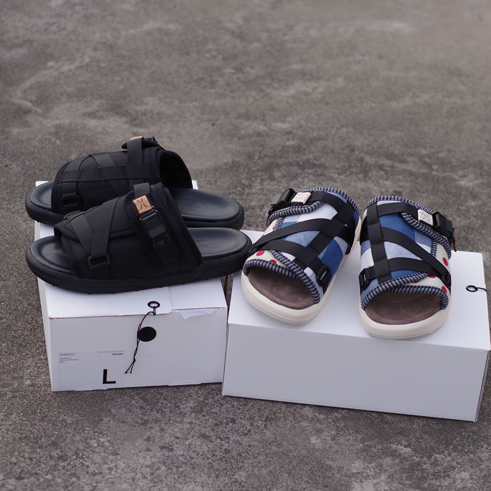 visvim新款潮牌网红波点真牛皮防臭陈冠希牛皮拖鞋余文乐面包鞋男