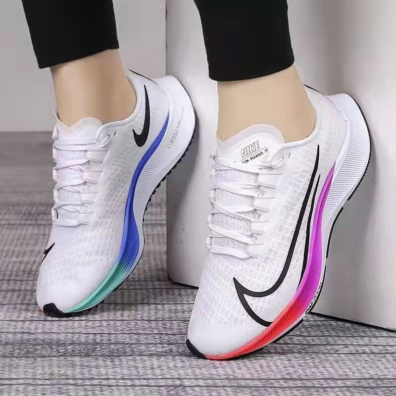 aj飞马37跑步鞋新登月38zoom气垫缓震情侣学生网面 37代 红蓝鸳鸯 36