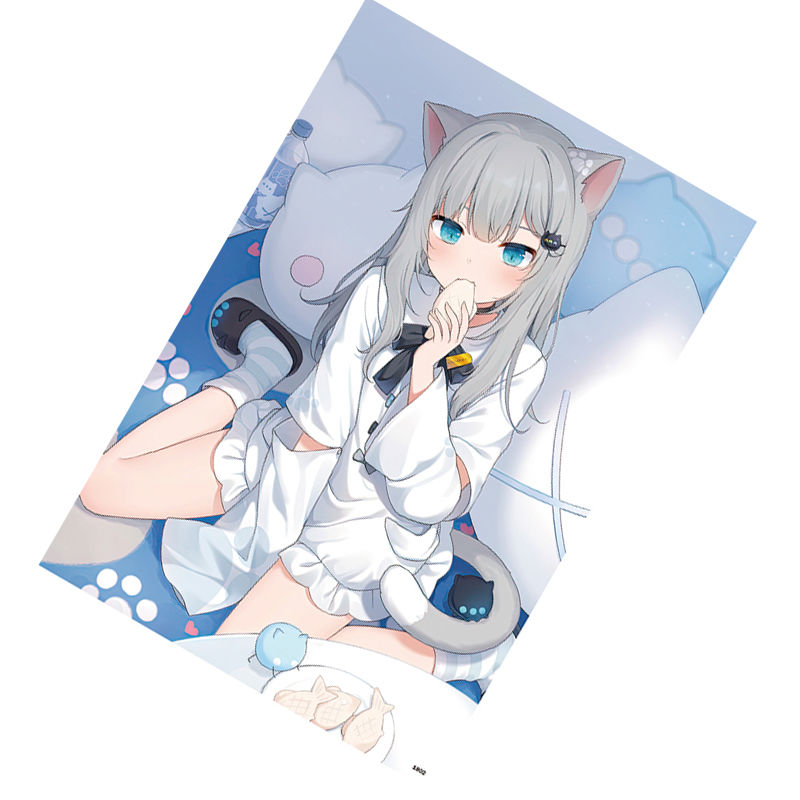 猫羽雫海报新款猫娘二次元萌娘周边宿舍房间装饰高清壁纸墙贴壁画