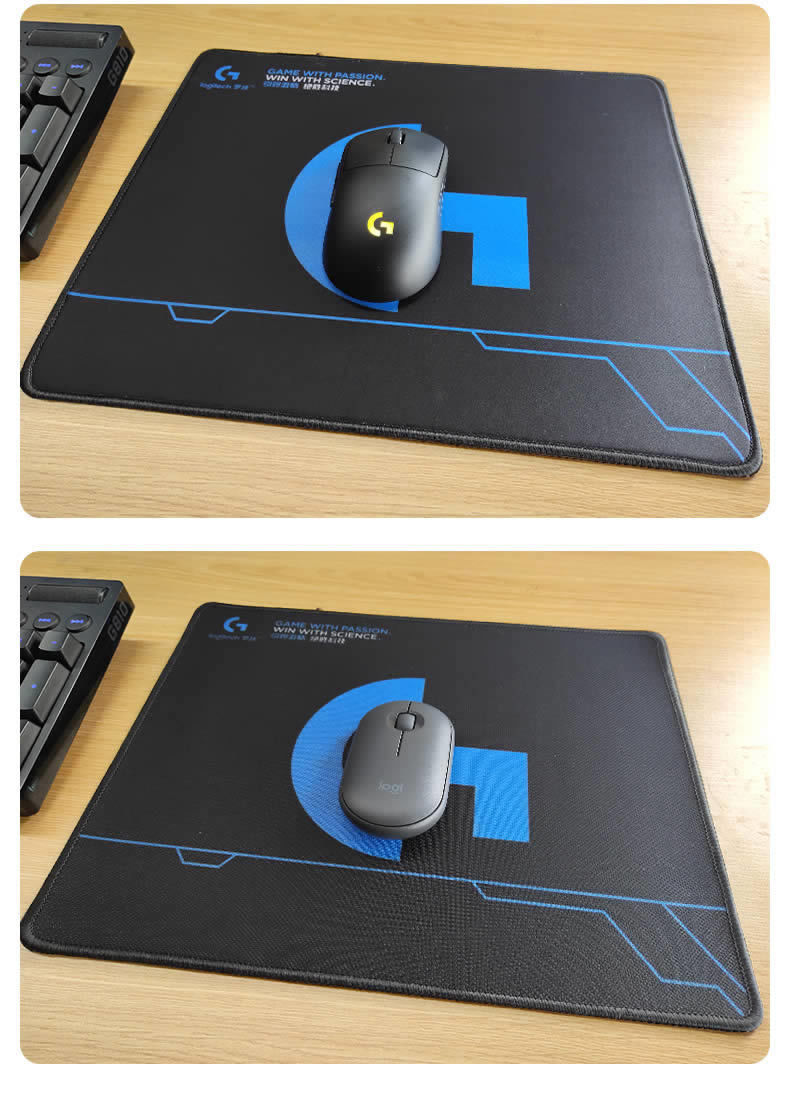 小号中号加厚吃鸡电竞电脑笔记本办公桌 罗技鼠标垫300*250*4mm【图片