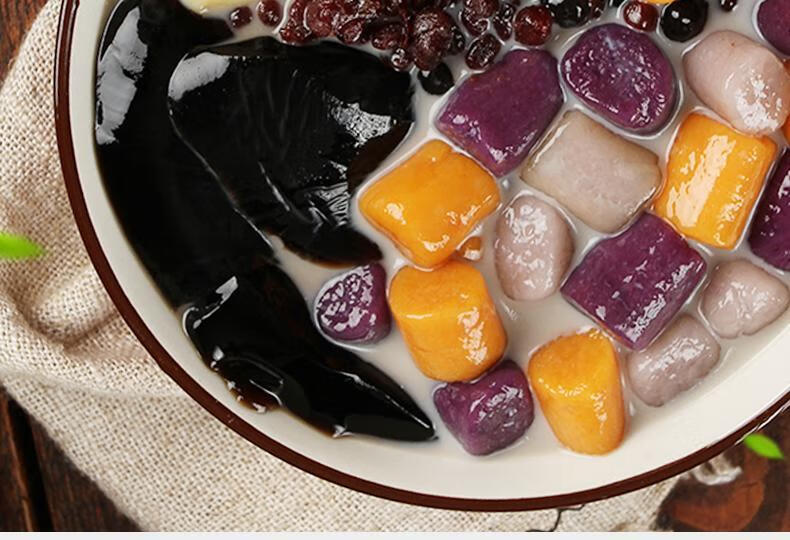 芋圆成品无糖纯手工无添加鲜芋仙奶茶店专用烧仙草西米露套餐配料无糖