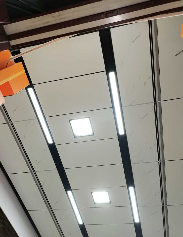 集成吊顶铝扣板组合厨房卫生间阳台油污吊顶材料包设计 30*60壁雪千仞